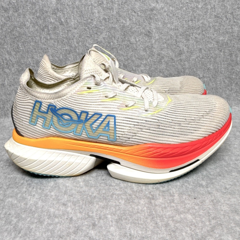 Hoka One One Cielo X1 Mens Size 9.5 Running Shoes Sneakers Frost Cerise 1147910